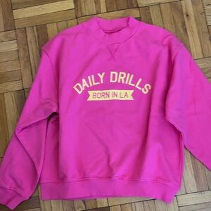 Daily Drills Pink Sweatshirt
